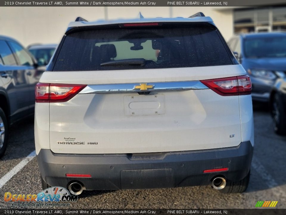 2019 Chevrolet Traverse LT AWD Summit White / Dark Atmosphere/Medium Ash Gray Photo #4