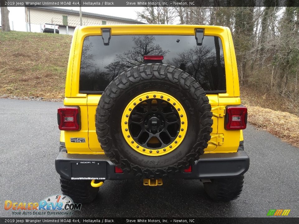 2019 Jeep Wrangler Unlimited MOAB 4x4 Hellayella / Black Photo #8