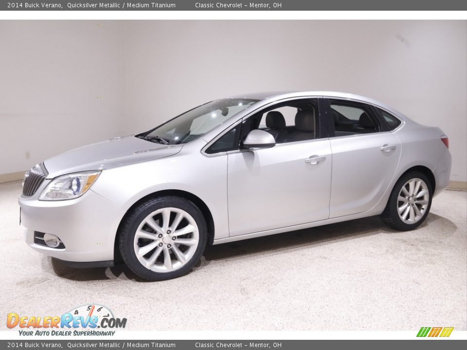 2014 Buick Verano Quicksilver Metallic / Medium Titanium Photo #3