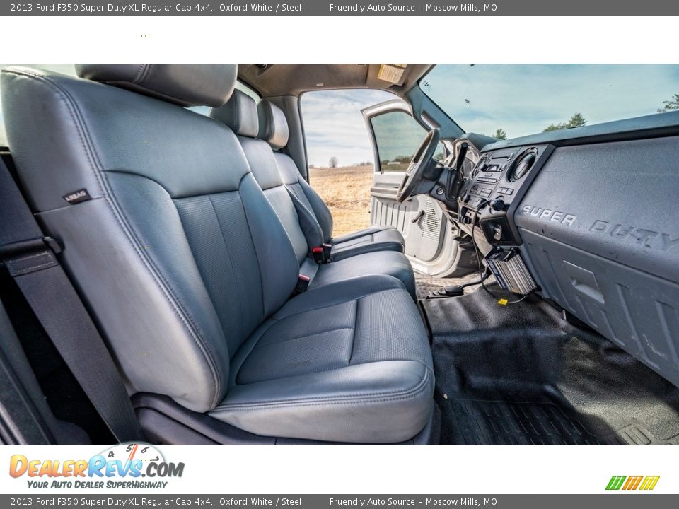 Front Seat of 2013 Ford F350 Super Duty XL Regular Cab 4x4 Photo #24