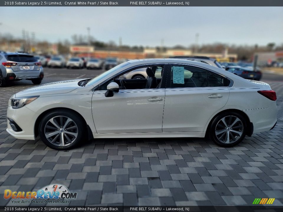 2018 Subaru Legacy 2.5i Limited Crystal White Pearl / Slate Black Photo #17