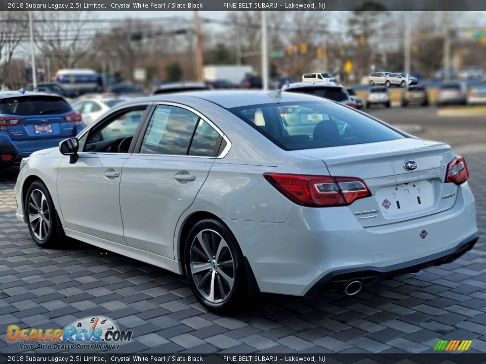 2018 Subaru Legacy 2.5i Limited Crystal White Pearl / Slate Black Photo #18