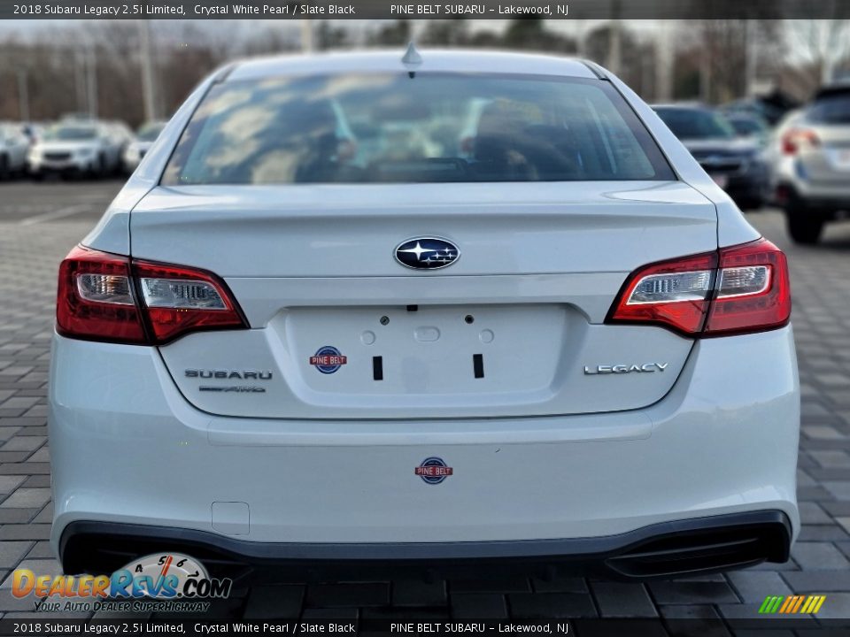 2018 Subaru Legacy 2.5i Limited Crystal White Pearl / Slate Black Photo #19