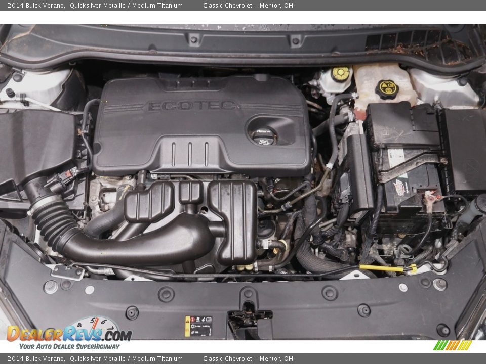 2014 Buick Verano Quicksilver Metallic / Medium Titanium Photo #18