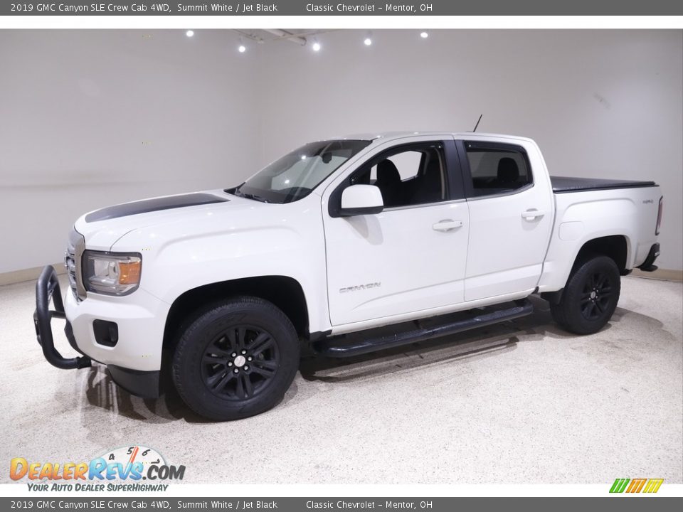 2019 GMC Canyon SLE Crew Cab 4WD Summit White / Jet Black Photo #3