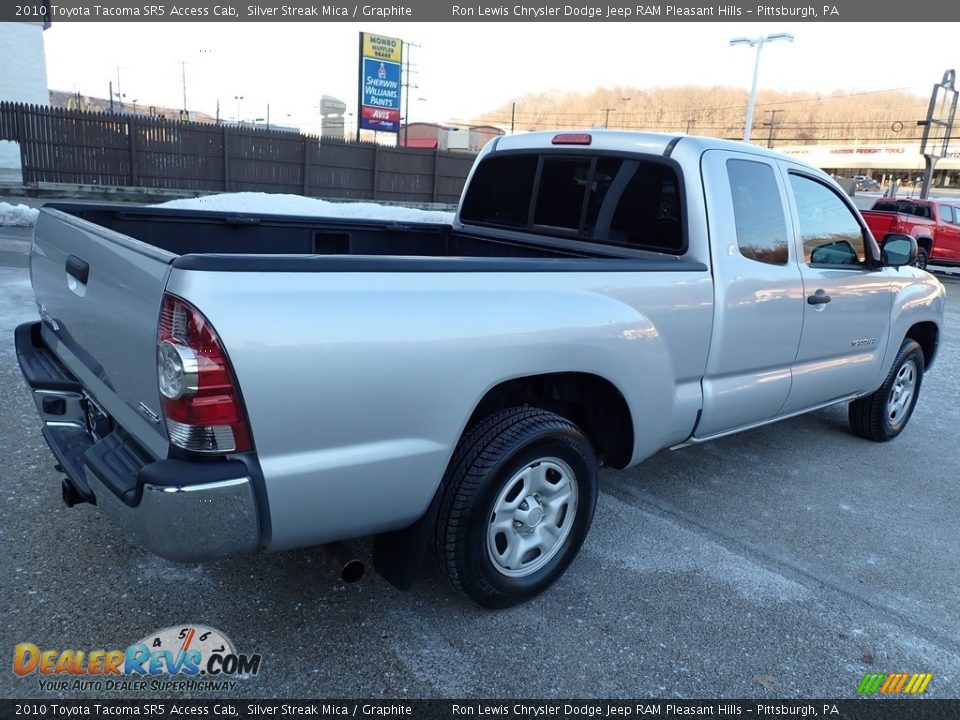 2010 Toyota Tacoma SR5 Access Cab Silver Streak Mica / Graphite Photo #5