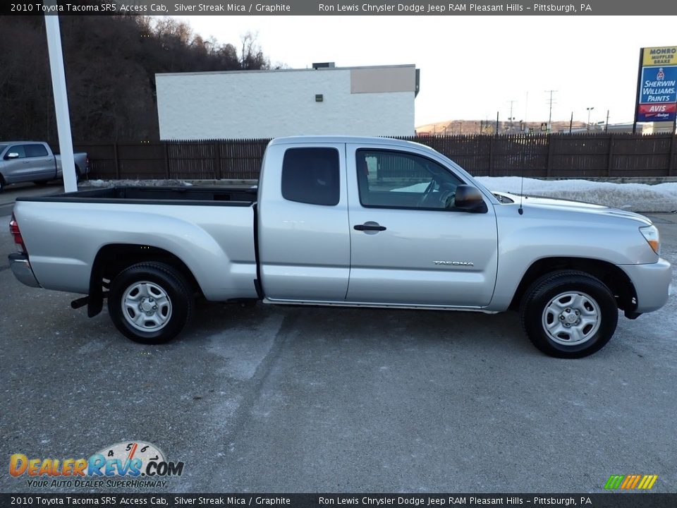 2010 Toyota Tacoma SR5 Access Cab Silver Streak Mica / Graphite Photo #6