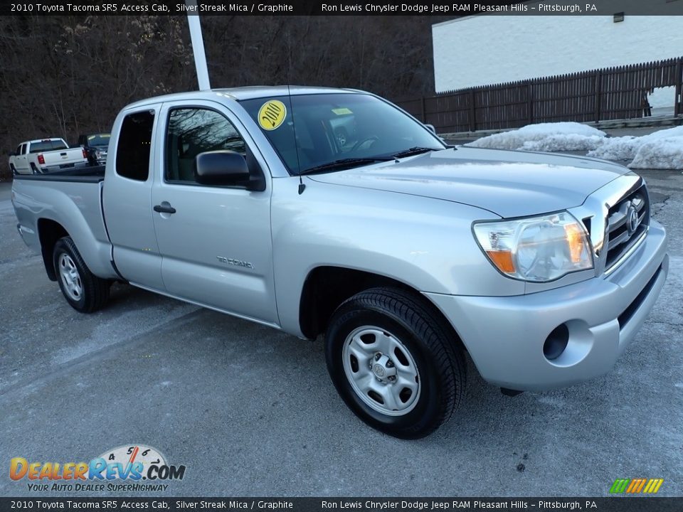 2010 Toyota Tacoma SR5 Access Cab Silver Streak Mica / Graphite Photo #7