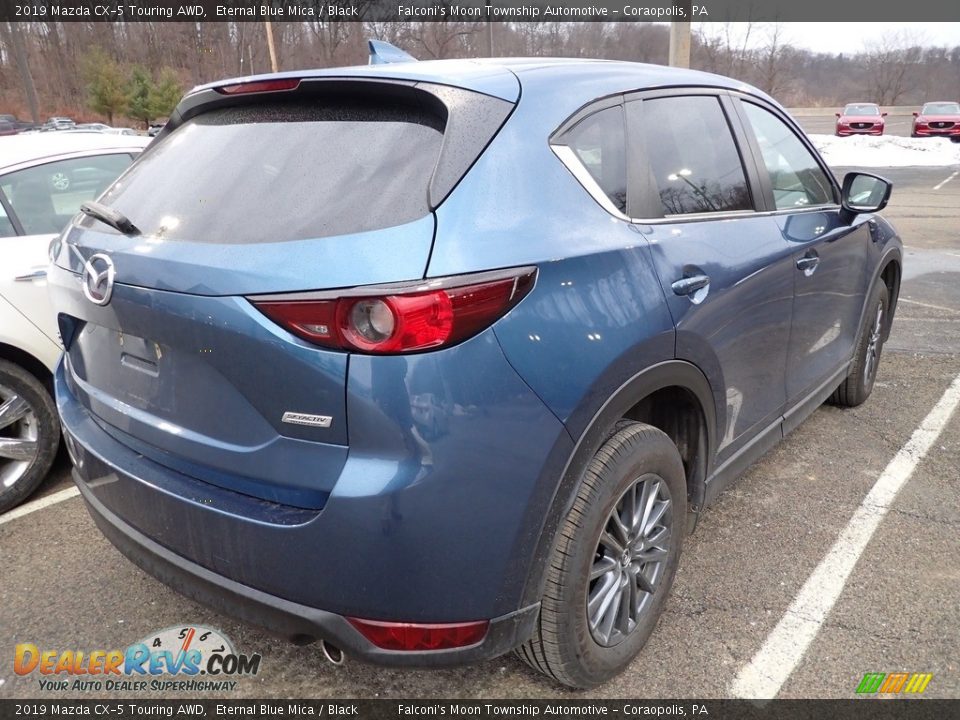 2019 Mazda CX-5 Touring AWD Eternal Blue Mica / Black Photo #4