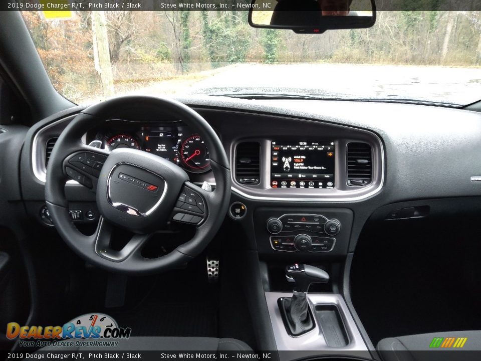 2019 Dodge Charger R/T Pitch Black / Black Photo #19