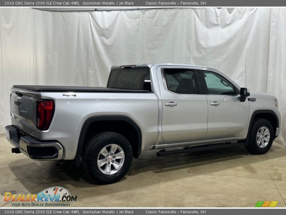 2019 GMC Sierra 1500 SLE Crew Cab 4WD Quicksilver Metallic / Jet Black Photo #2