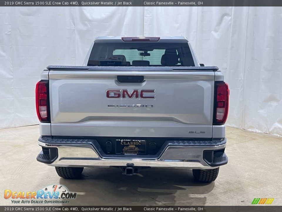 2019 GMC Sierra 1500 SLE Crew Cab 4WD Quicksilver Metallic / Jet Black Photo #3