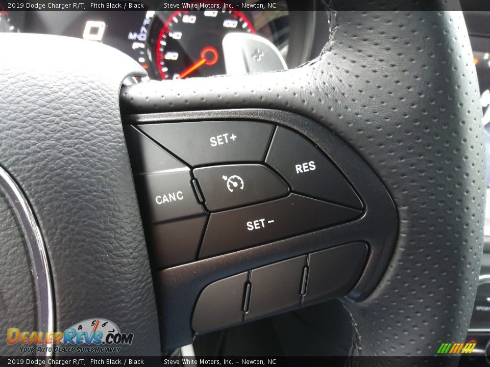 2019 Dodge Charger R/T Pitch Black / Black Photo #21