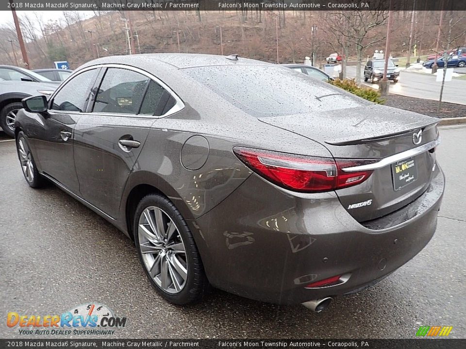 2018 Mazda Mazda6 Signature Machine Gray Metallic / Parchment Photo #4