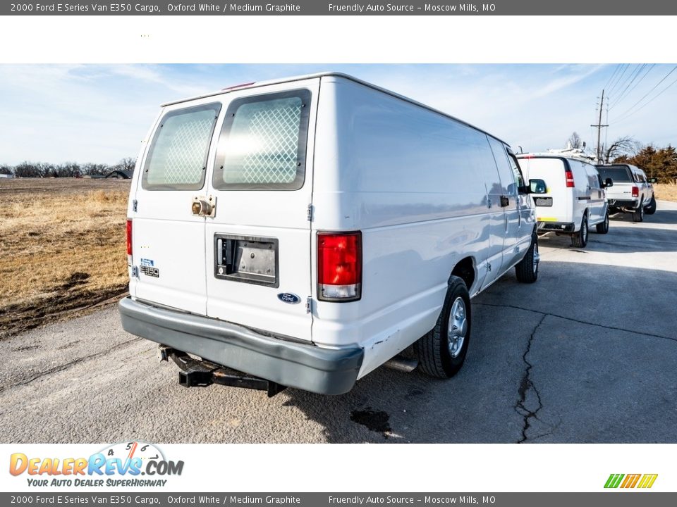 2000 Ford E Series Van E350 Cargo Oxford White / Medium Graphite Photo #4