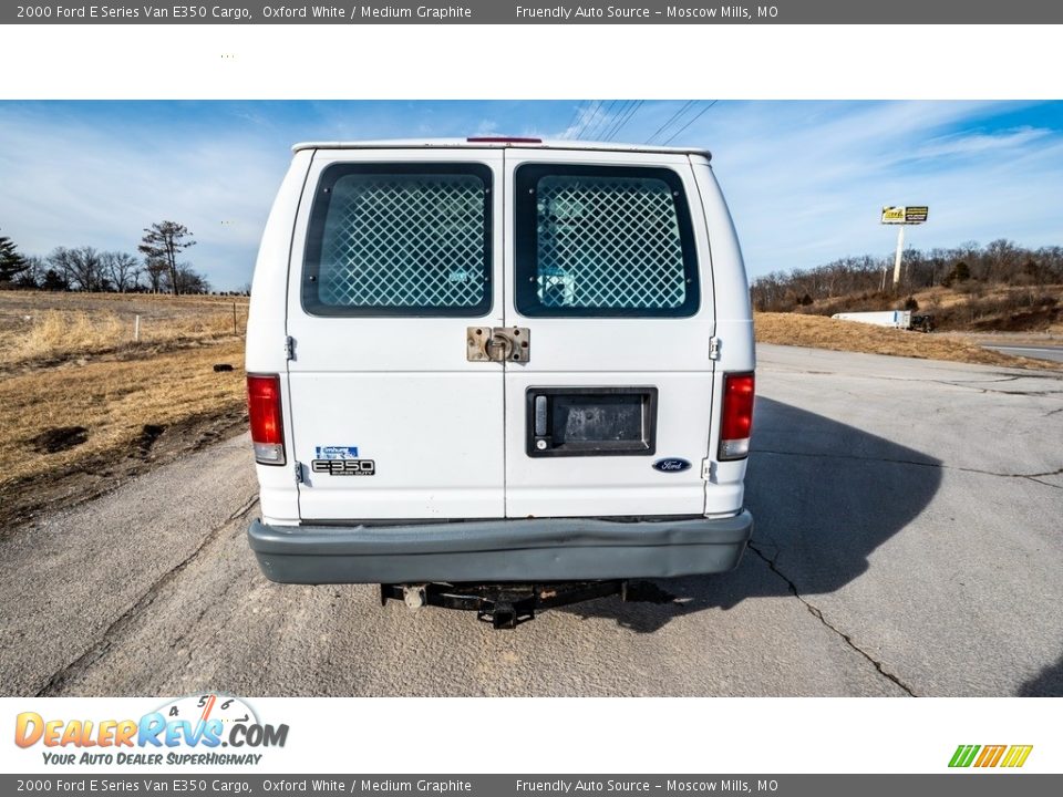 2000 Ford E Series Van E350 Cargo Oxford White / Medium Graphite Photo #5