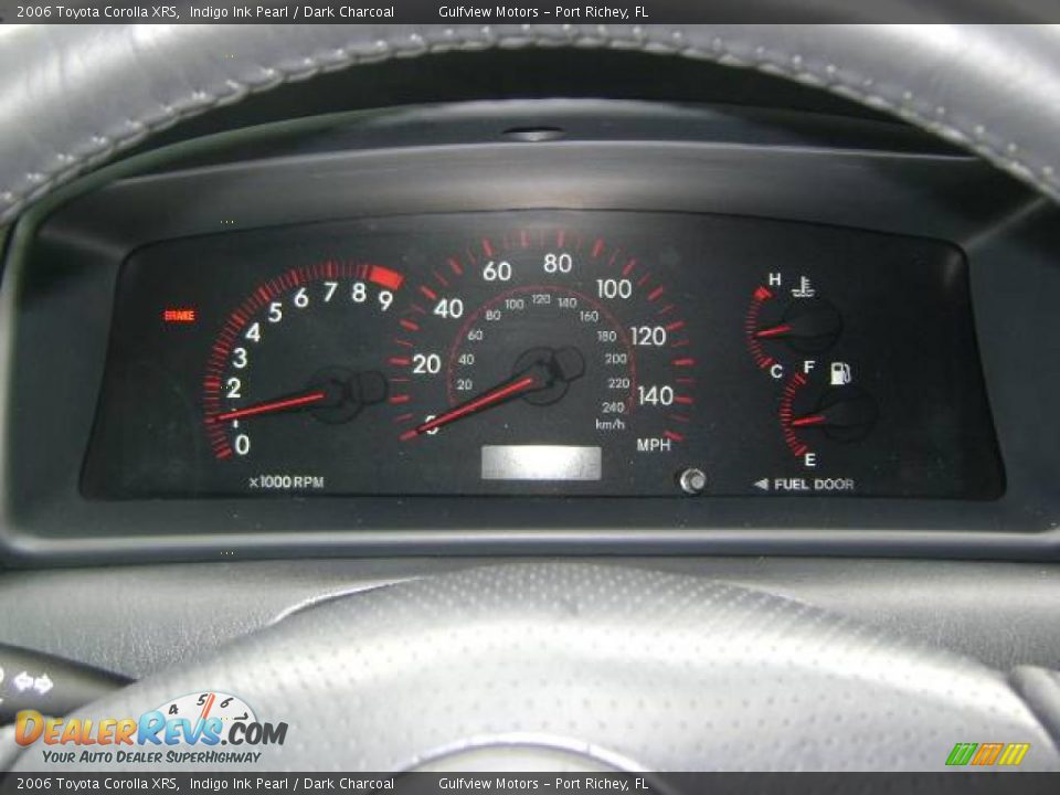2006 Toyota Corolla XRS Indigo Ink Pearl / Dark Charcoal Photo #33