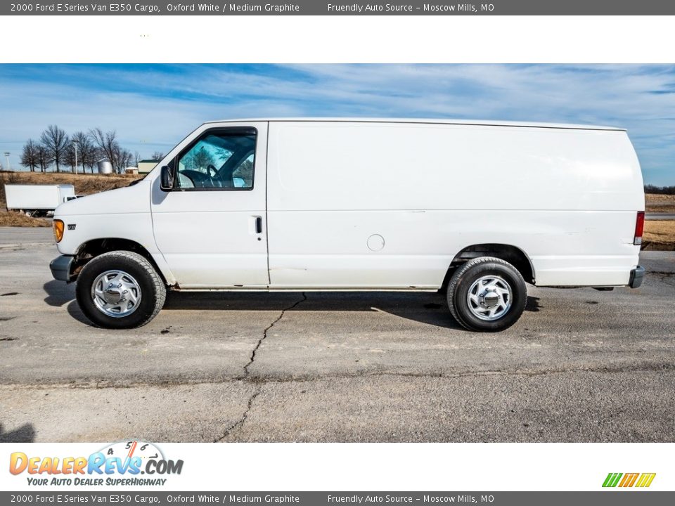 2000 Ford E Series Van E350 Cargo Oxford White / Medium Graphite Photo #7