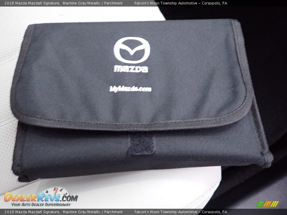 2018 Mazda Mazda6 Signature Machine Gray Metallic / Parchment Photo #14