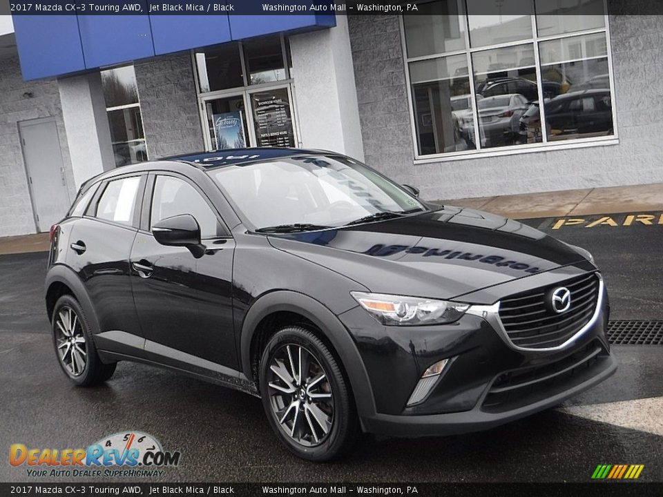 2017 Mazda CX-3 Touring AWD Jet Black Mica / Black Photo #1