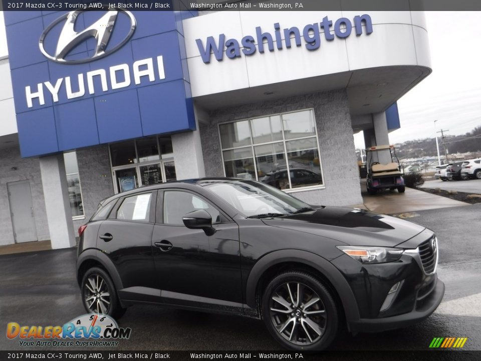 2017 Mazda CX-3 Touring AWD Jet Black Mica / Black Photo #2