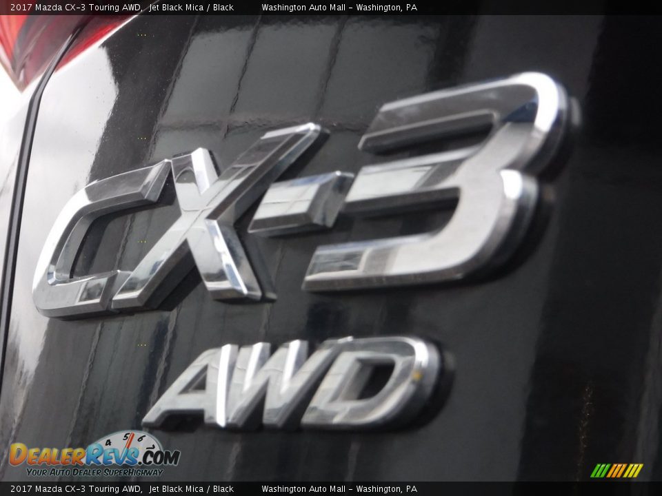 2017 Mazda CX-3 Touring AWD Jet Black Mica / Black Photo #8