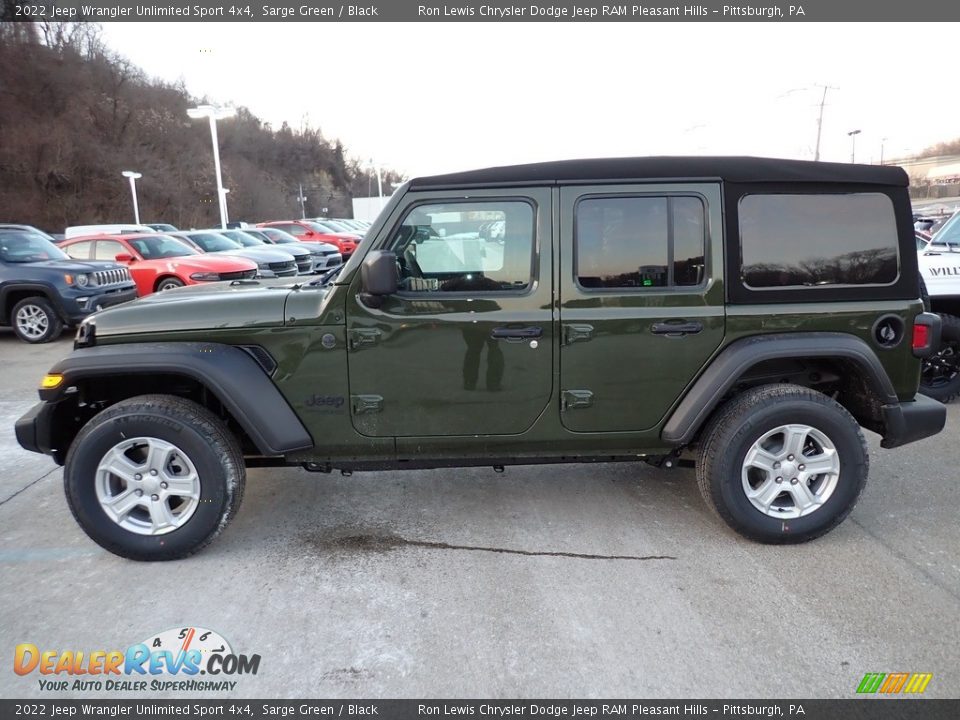 Sarge Green 2022 Jeep Wrangler Unlimited Sport 4x4 Photo #2
