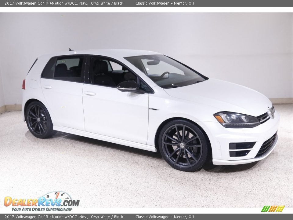 Oryx White 2017 Volkswagen Golf R 4Motion w/DCC. Nav. Photo #1
