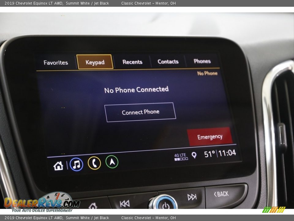 2019 Chevrolet Equinox LT AWD Summit White / Jet Black Photo #11