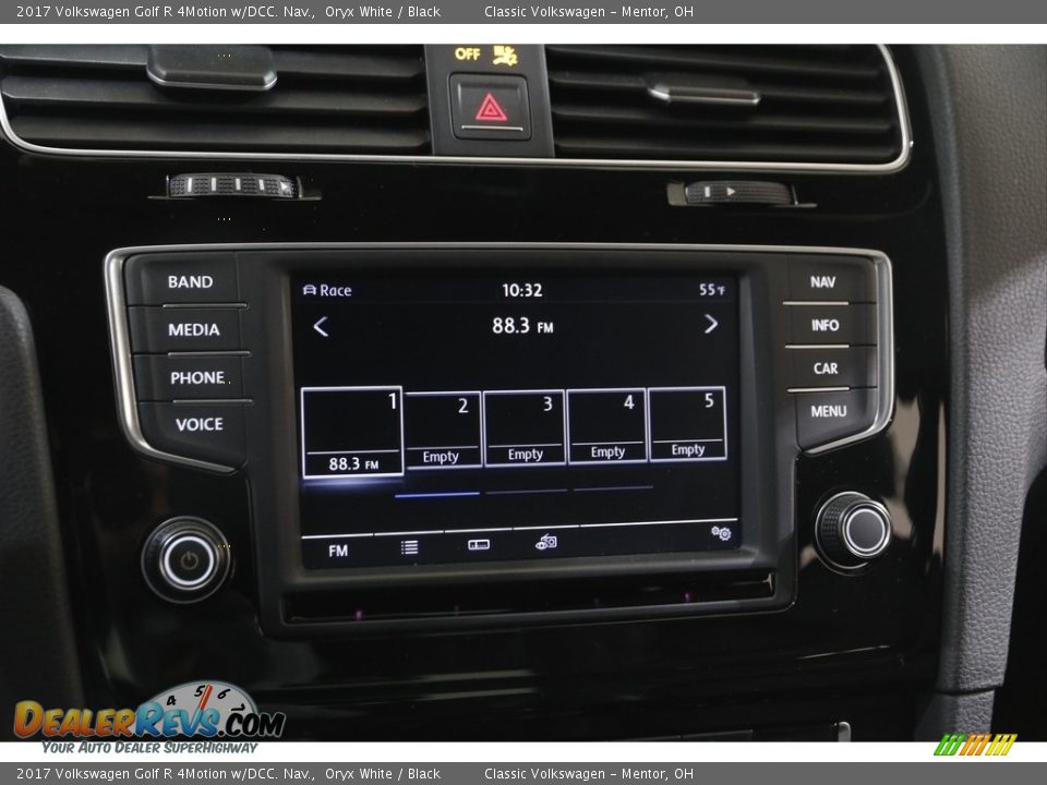 2017 Volkswagen Golf R 4Motion w/DCC. Nav. Oryx White / Black Photo #10