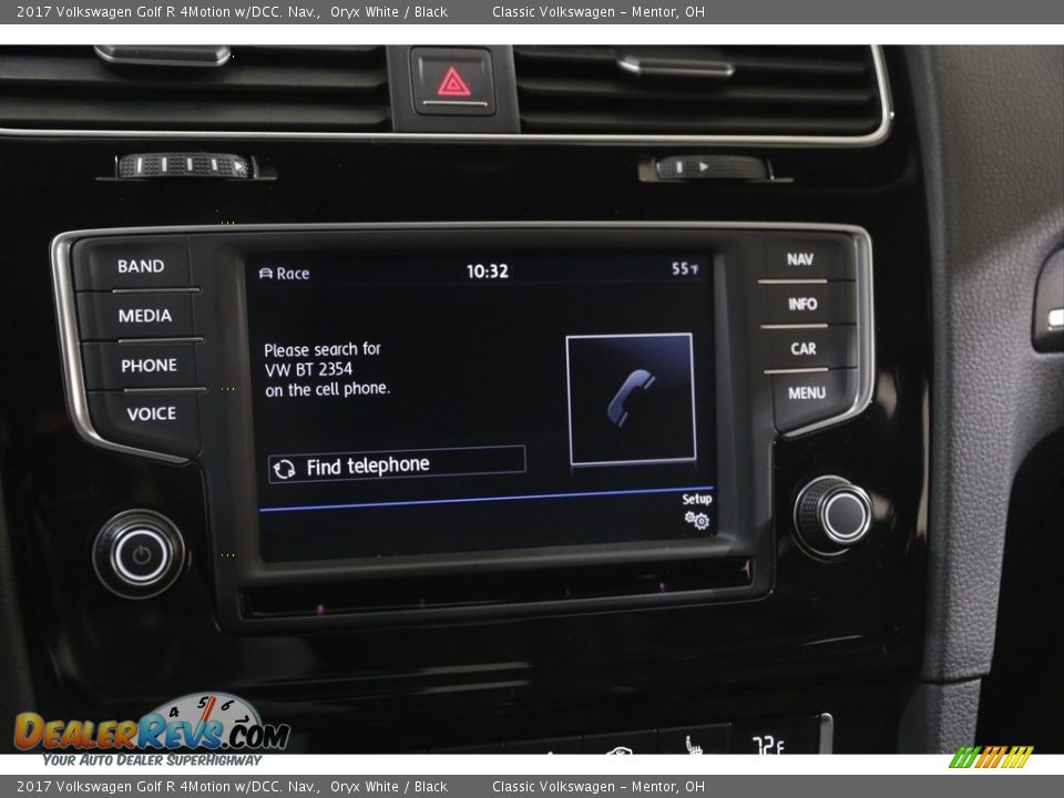 2017 Volkswagen Golf R 4Motion w/DCC. Nav. Oryx White / Black Photo #11