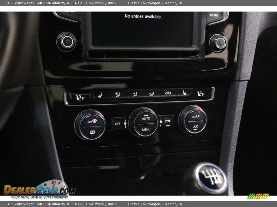 2017 Volkswagen Golf R 4Motion w/DCC. Nav. Oryx White / Black Photo #13