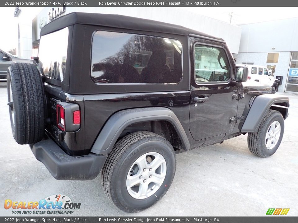 2022 Jeep Wrangler Sport 4x4 Black / Black Photo #6