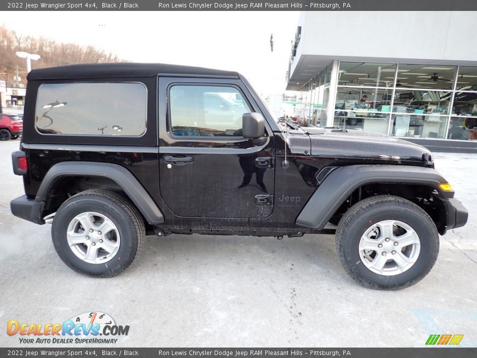 2022 Jeep Wrangler Sport 4x4 Black / Black Photo #7