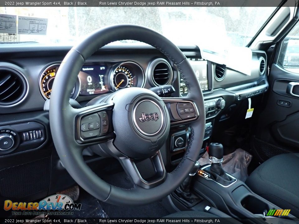 Dashboard of 2022 Jeep Wrangler Sport 4x4 Photo #13