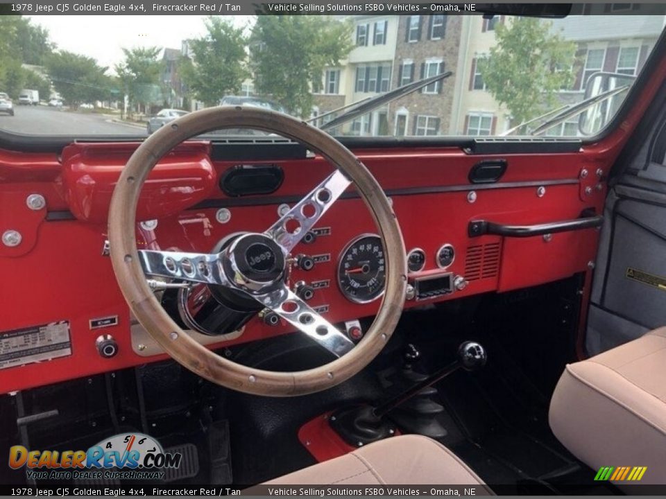 Tan Interior - 1978 Jeep CJ5 Golden Eagle 4x4 Photo #3