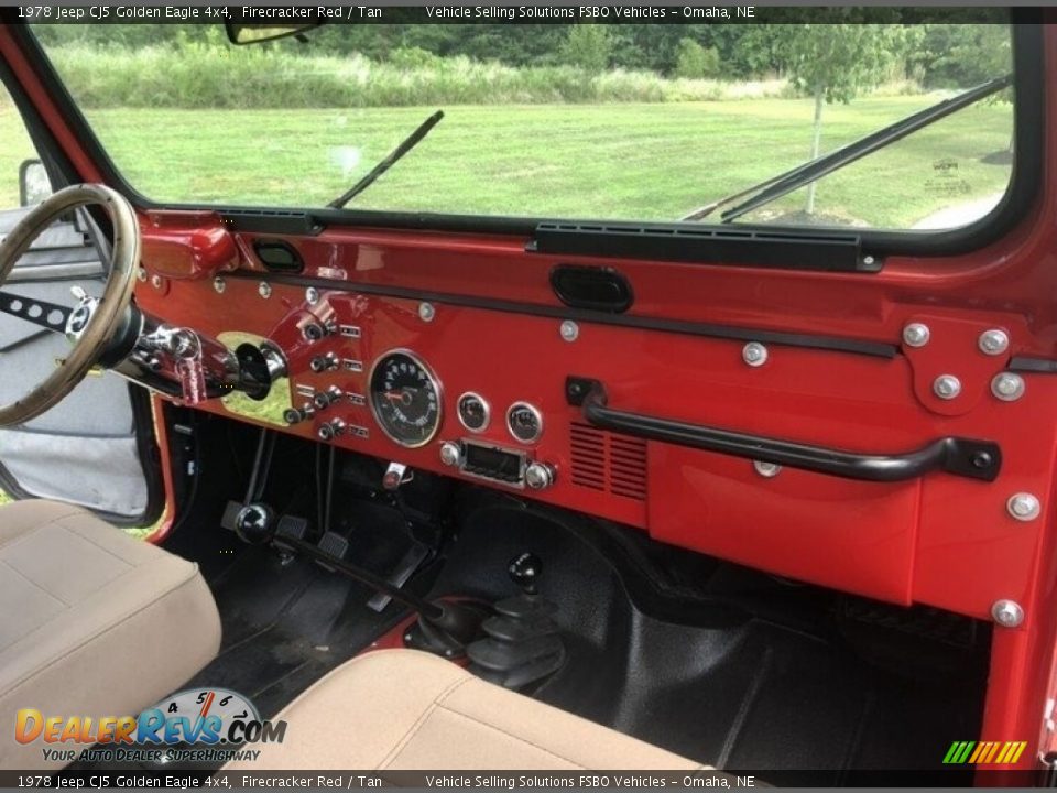 Dashboard of 1978 Jeep CJ5 Golden Eagle 4x4 Photo #4