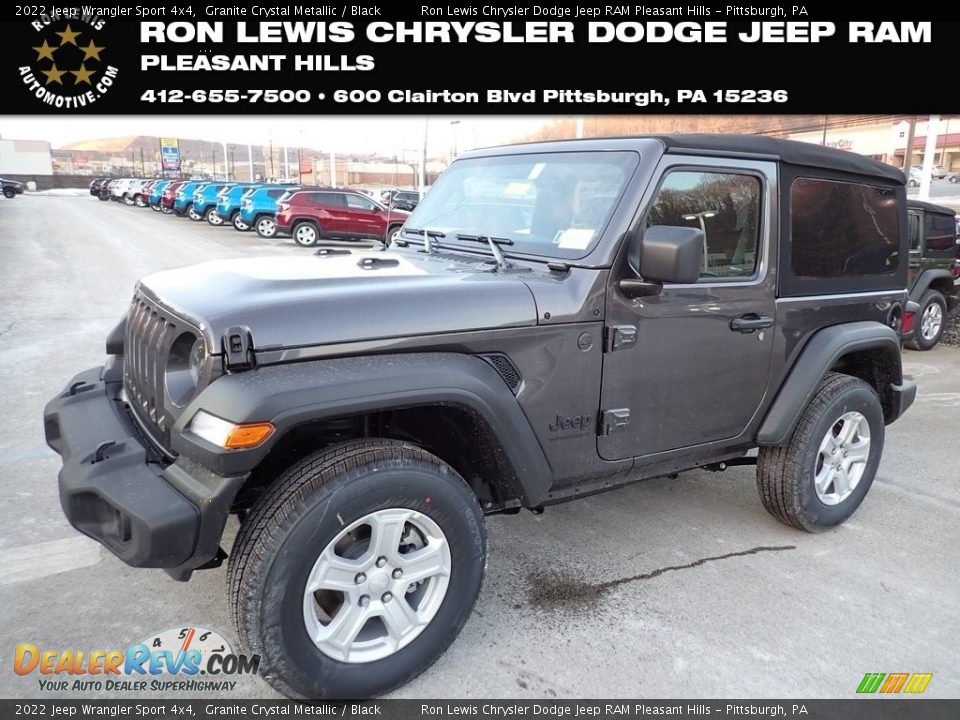 2022 Jeep Wrangler Sport 4x4 Granite Crystal Metallic / Black Photo #1