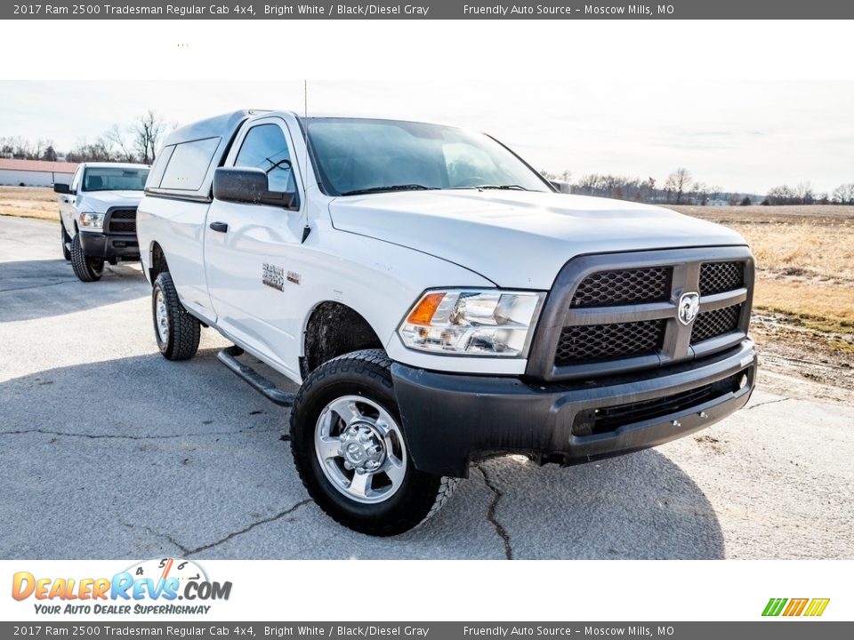 2017 Ram 2500 Tradesman Regular Cab 4x4 Bright White / Black/Diesel Gray Photo #1