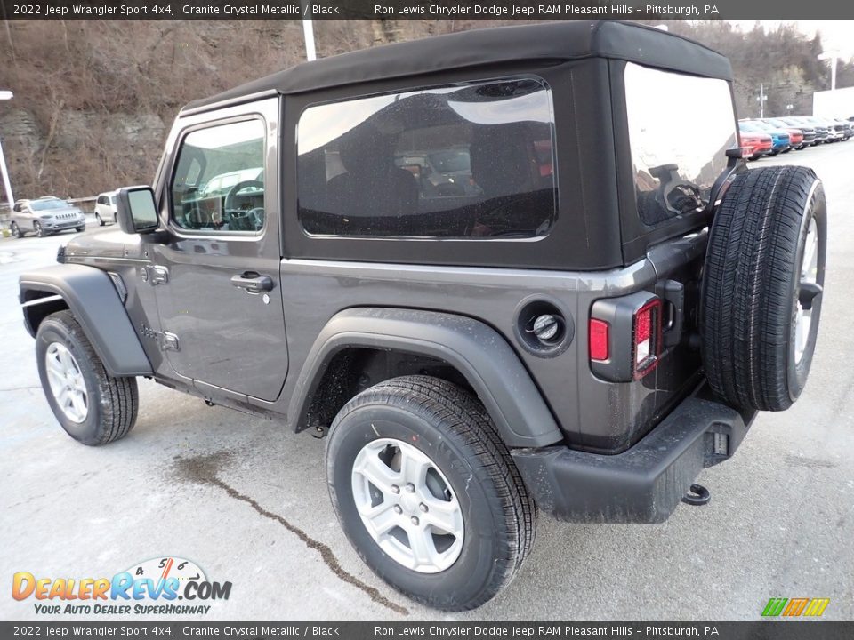 2022 Jeep Wrangler Sport 4x4 Granite Crystal Metallic / Black Photo #3