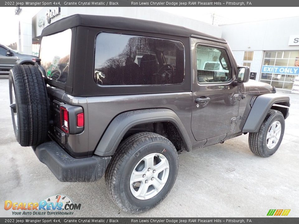 2022 Jeep Wrangler Sport 4x4 Granite Crystal Metallic / Black Photo #6