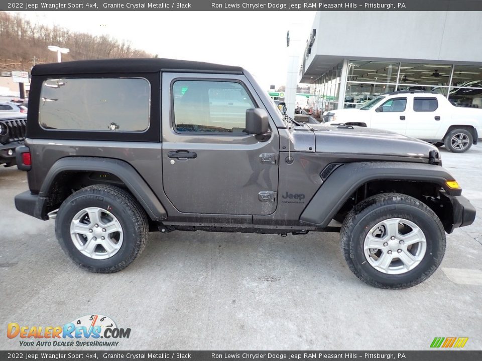 2022 Jeep Wrangler Sport 4x4 Granite Crystal Metallic / Black Photo #7