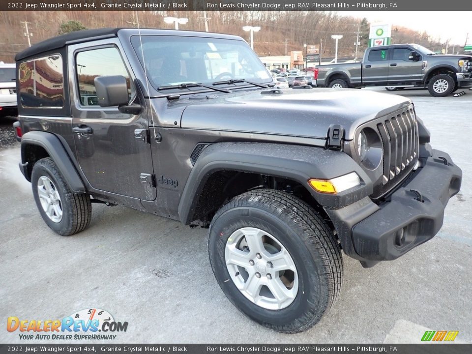 2022 Jeep Wrangler Sport 4x4 Granite Crystal Metallic / Black Photo #8