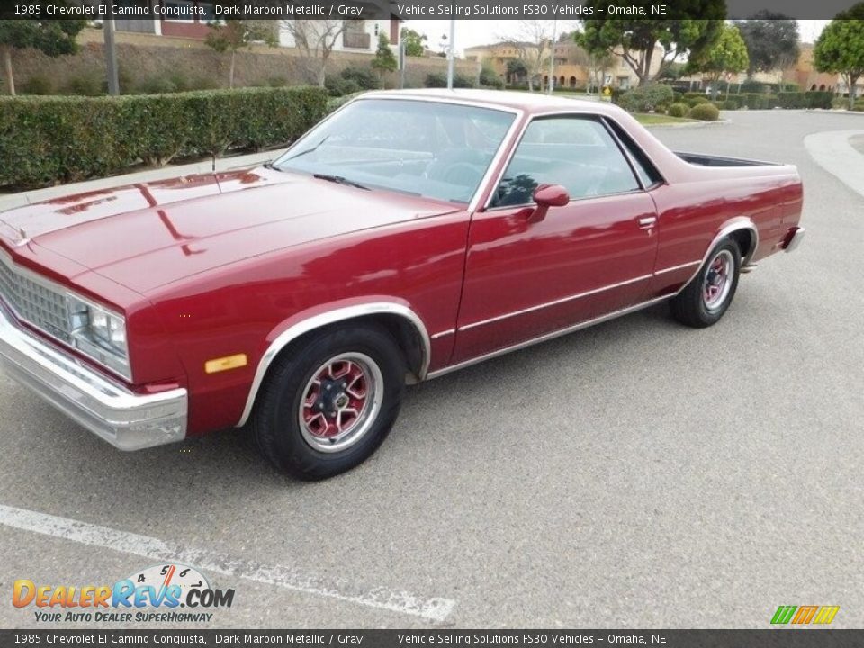 Dark Maroon Metallic 1985 Chevrolet El Camino Conquista Photo #2