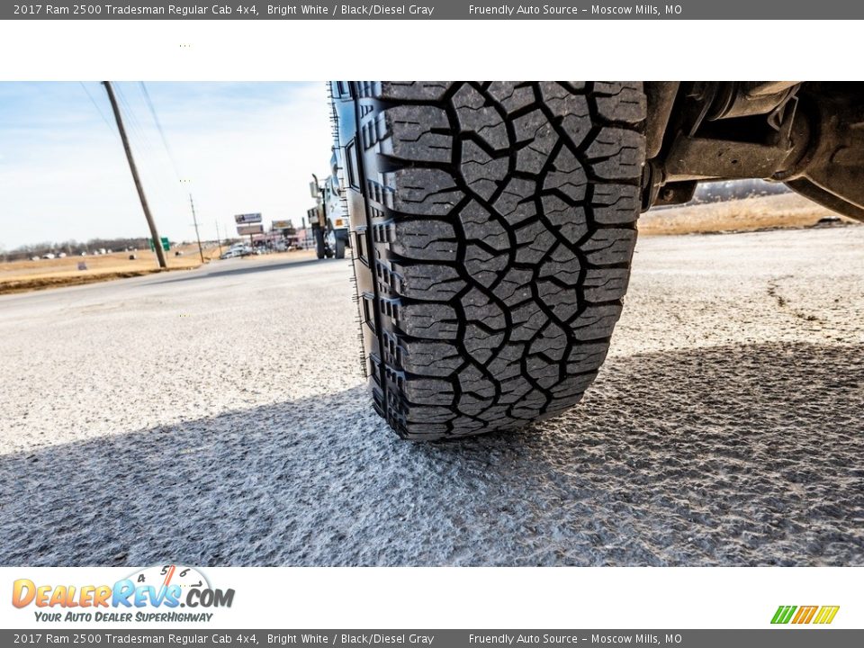 2017 Ram 2500 Tradesman Regular Cab 4x4 Bright White / Black/Diesel Gray Photo #12