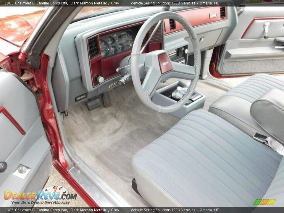 Gray Interior - 1985 Chevrolet El Camino Conquista Photo #3