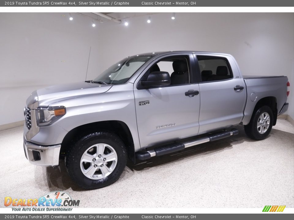 2019 Toyota Tundra SR5 CrewMax 4x4 Silver Sky Metallic / Graphite Photo #3