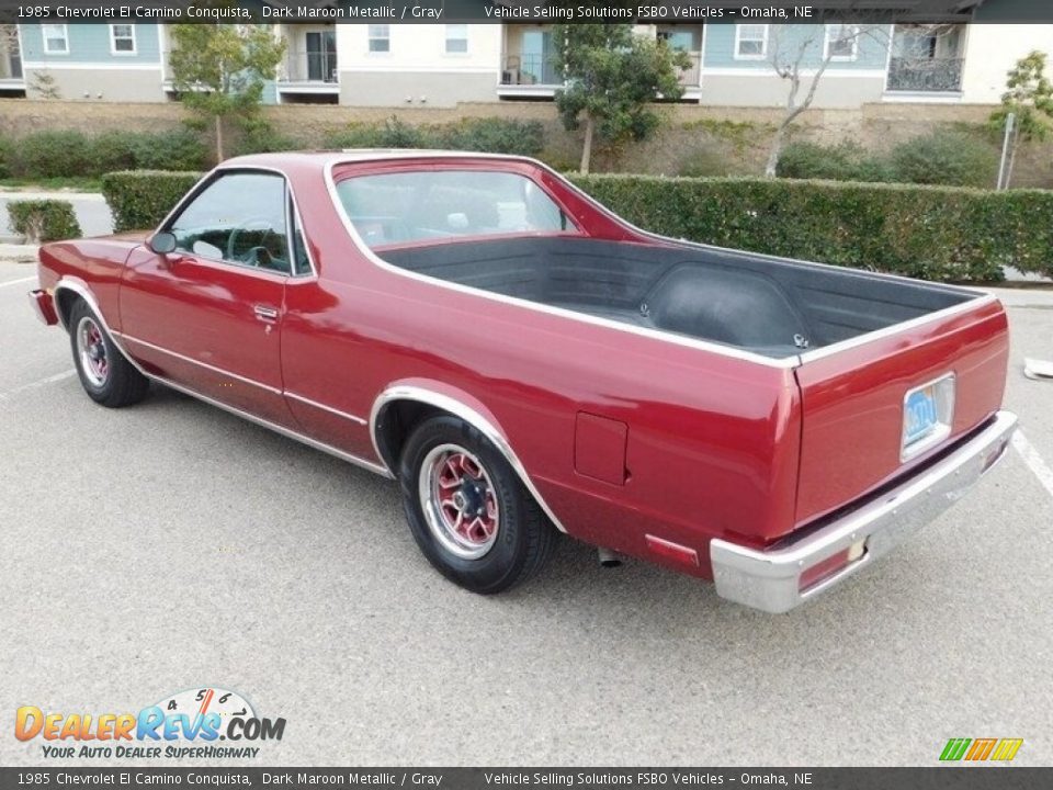 Dark Maroon Metallic 1985 Chevrolet El Camino Conquista Photo #9