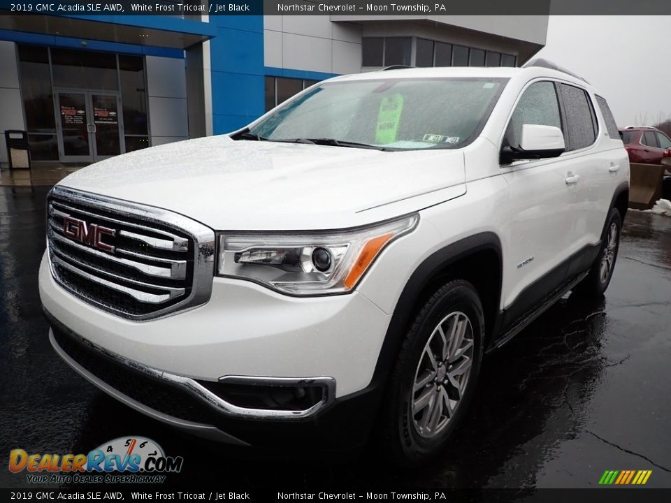 2019 GMC Acadia SLE AWD White Frost Tricoat / Jet Black Photo #2