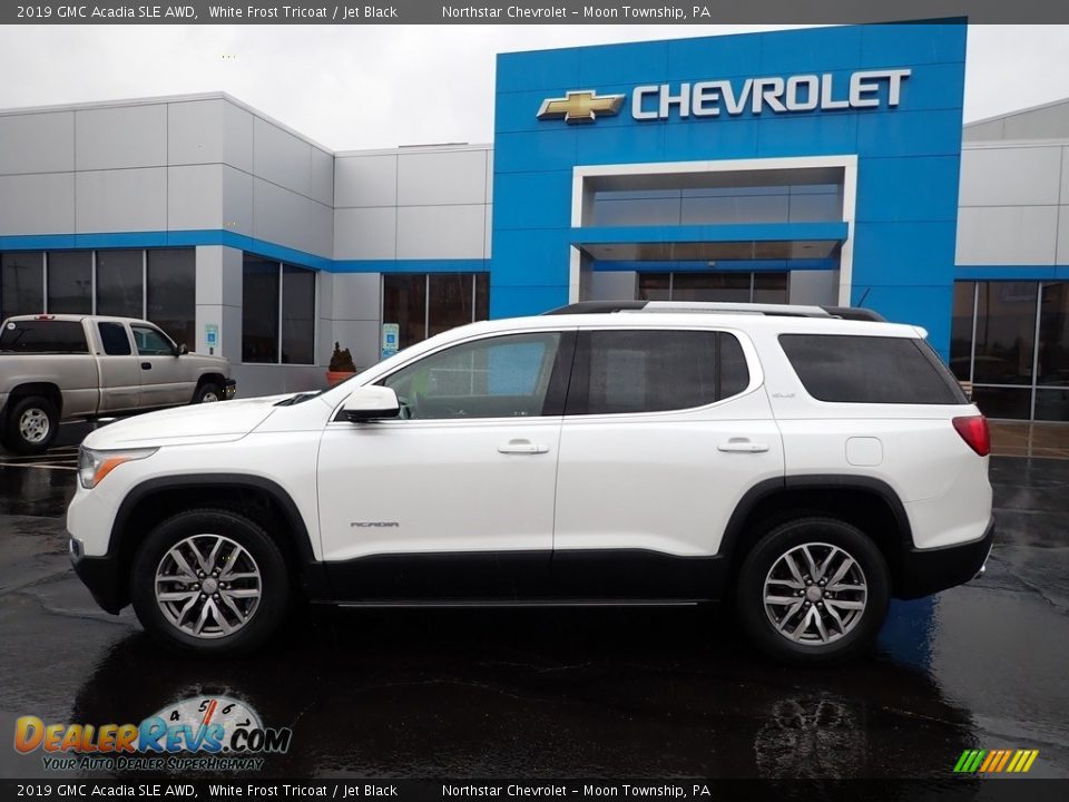 2019 GMC Acadia SLE AWD White Frost Tricoat / Jet Black Photo #3